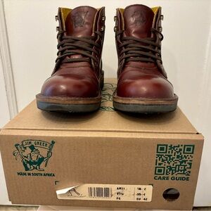 Jim Green Numzaan Boot walnut veg-tan